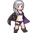 Sprite de la versión del Verano ylissense de Daraen mujer en Fire Emblem Heroes.