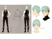 Concept art of Caspar from the Three Houses artbook.