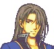 Karel's in-game portrait in Fire Emblem: Rekka no Ken.