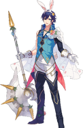 Artwork of Chrom (Spring Festival) from Fire Emblem Heroes by Ebila (えびら).