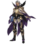 Artwork of unmasked Bruno (Prince Beset) from Fire Emblem Heroes by Yusuke Kozaki.