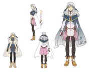 Concept art of Micaiah from Fire Emblem: Radiant Dawn Memorial Book Tellius Recollection: The Second Volume.