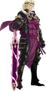 Arte oficial de Xander con la Siegfried.