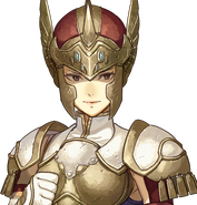 A Falcon Knight from Fire Emblem Echoes: Shadows of Valentia.