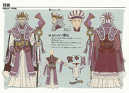 Concept artwork of the Sage class from Echoes: Shadows of Valentia.
