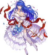 Bride Caeda's damaged artwork from Heroes.