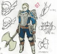 Concept de Chevalier Wyverne homme dans Awakening