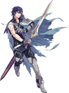 Artwork of Chrom from Fire Emblem Heroes by Ebila (えびら).