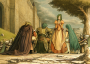 Elincia and retainers