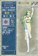 Annand, as she appears in the first series of the TCG as a Level 1 Falcon Knight.