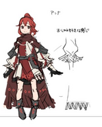 Concept artwork of Anna Fire Emblem Engage.