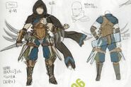 Concept artwork of the male variant of the Assassin class from Awakening.