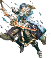 Artwork of Legendary Chrom from Fire Emblem Heroes by Shinonosuke Hino.