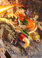 Artwork of Tormod in Fire Emblem 0 (Cipher) by Tomohide Takaya.