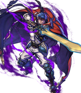 Artwork of Ike Zeal Unleashed from Fire Emblem Heroes by Kimihiko Fujisaka.