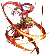 Artwork of Resplendent Selena from Fire Emblem Heroes.