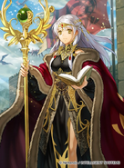 Artwork of Micaiah in Fire Emblem 0 (Cipher) by Senri Kita.