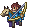 FE14 Deere Bow Knight Map Sprite (Selena)