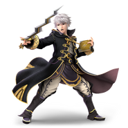 Official Artwork of Male Robin from Super Smash Bros. Ultimate.