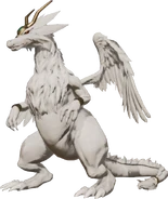 Tiki in the Manakete class transformed into a Divine Dragon in Fire Emblem Warriors.