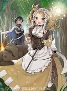 Artwork of Lissa in Fire Emblem 0 (Cipher) by Shidzuki.