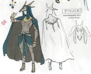 Concept artwork of the male Dark Mage class from Awakening.