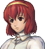 Retrato Maria como aparece en Shadow Dragon.