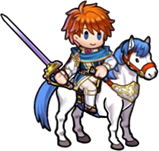 Sprite of Young Eliwood from Heroes.