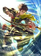 Claude dans le jeu de cartes Fire Emblem Cipher