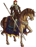 Seth's official artwork for Fire Emblem: The Sacred Stones.