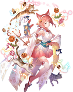 Sakura (Nekomata Dulce) como aparece en Fire Emblem Heroes.