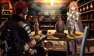 CG artwork of Celica meeting 賽巴.