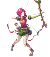 Artwork of Neimi from 'Fire Emblem Heroes by HASUMI KAORU.