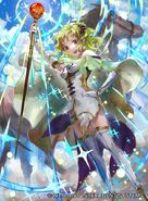 Artwork of L'Arachel in Fire Emblem 0 (Cipher) by Mayo.