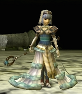 Silque's battle model as a Saint in Echoes: Shadows of Valentia.