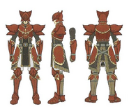 Concept artwork of a Dragonmaster from Radiant Dawn.