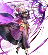 Artwork of Rearmed Robin from Fire Emblem Heroes by Mai Okuma.