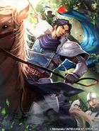 Ilustración de Frey en Fire Emblem 0 (Cipher) por Nijihayashi.