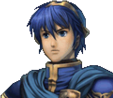 Marth's portrait in Fire Emblem: Shadow Dragon.