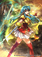 Artwork of Eirika in Fire Emblem 0 (Cipher) by Sachiko Wada.