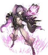 Artwork of Fell Reincarnation Robin from Heroes by Okuma Yugo.