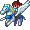 FE14 Deere Pegasus Warrior Map Sprite (Hinoka)