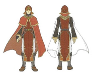 Concept artwork of the Fire Sage class from Radiant Dawn.