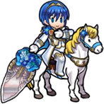 Marth's sprite as the Altean Groom in Heroes.