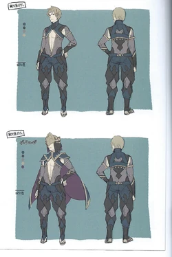 Concept art of a male Dark Mage from Fates.