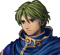 Merric's portrait in New Mystery of the Emblem.