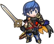 Resplendent Chrom's sprite from Heroes.