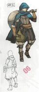 Concept artwork of the male variant of the Thief class from Awakening.