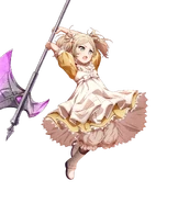 Artwork of Young Lissa from Fire Emblem Heroes by Narumi-Nanami.