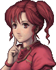 Anna's portrait in Fire Emblem: Shadow Dragon.